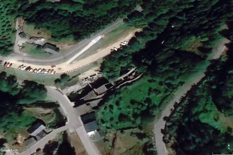 Museo de los Molinos de Mazonovo, Taramundi, Asturias (Google earth 2024-08-29)