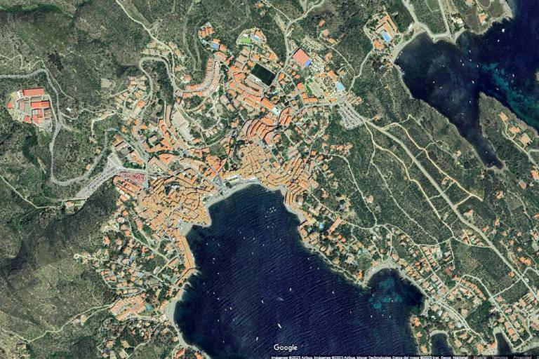 Cadaques-Port Lligat (Google maps 2025-02-19)