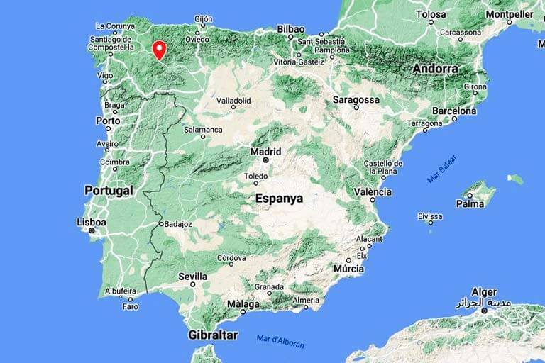 O Cebreiro, Lugo (Google maps 2022-08-03)