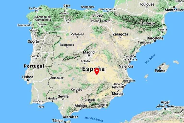 Castillo de Peñarroya (Google maps 2021-01-21)