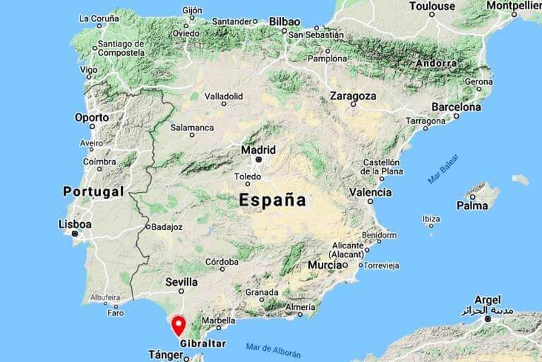 Mapa de situación de Apartamentos La Jabega, Conil de la Frontera(Google-maps-2021-09-23)