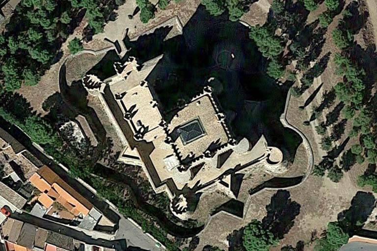 Castillo de Guadamur, Toledo (Google maps 2022-03-07)