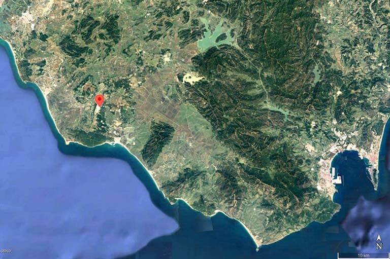 Vejer de la Frontera, Cadiz (Google earth 2022-10-13