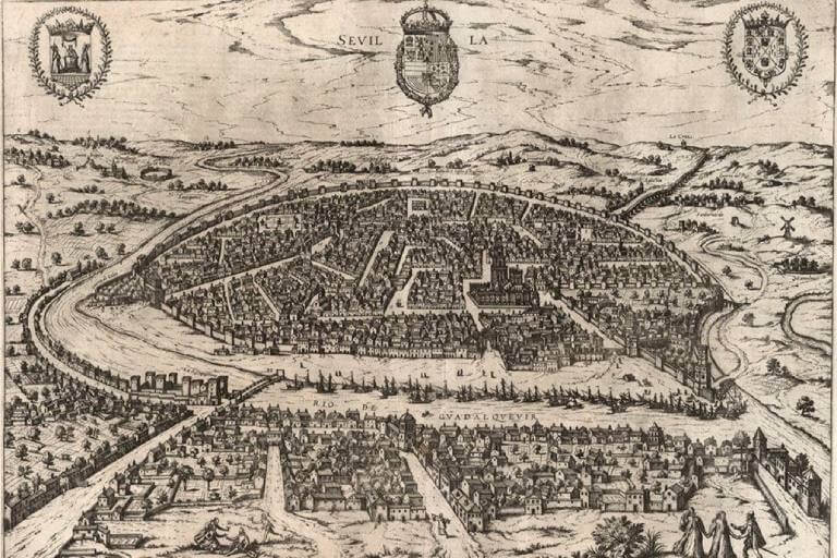 Sevilla mapa historico