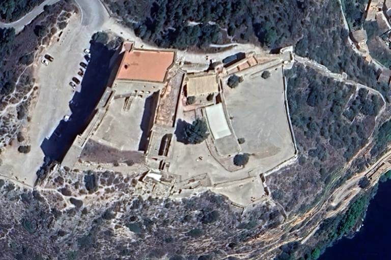 Castell de Miravet (Google maps 2025-03-04)