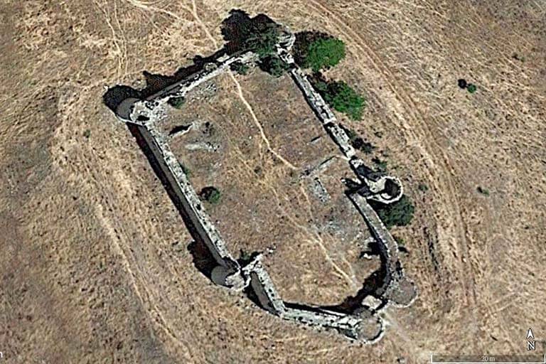 Castillo El Castillejo, Saelices, Cuenca (Google earth 2024-01-23)-2