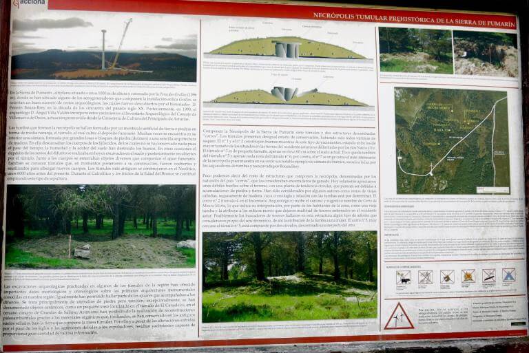 Necropolis tumular de la Sierra de Pumarín, Villanueva de Oscos, Asturias