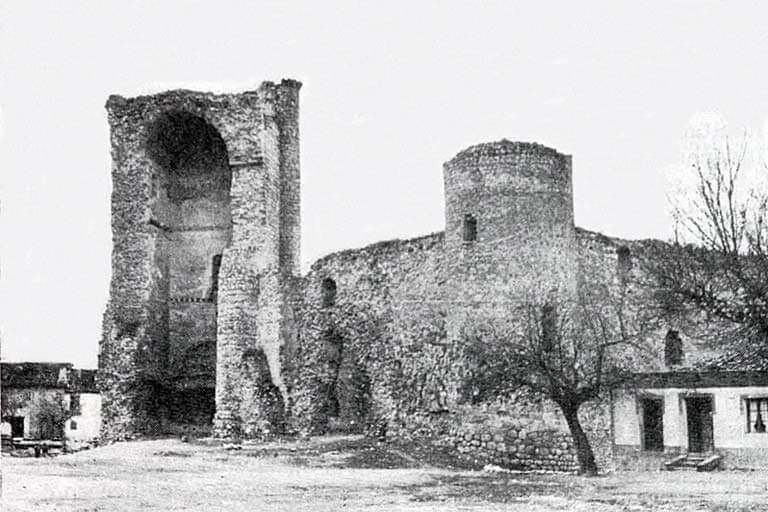 Fotografia historica del Castillo de Torija, Guadalajara