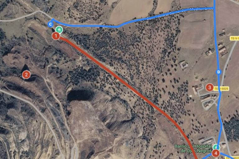 Minas de Ojos Negros, Teruel