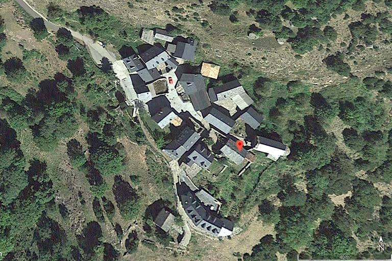 Cardet, Lleida (Google earth 2023-02-17)