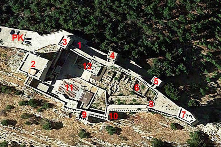 Castillo de Santa Catalina, Jaen (Google earth 2020-08-20)