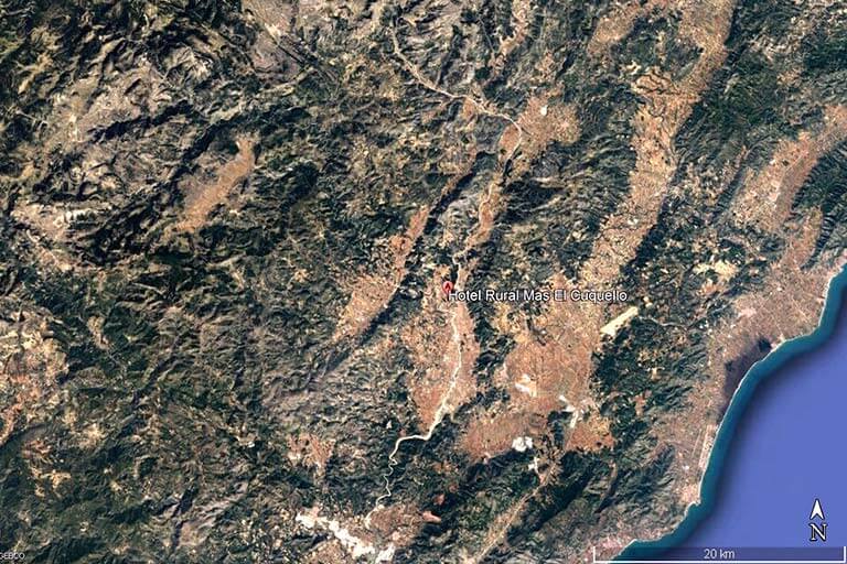Hotel Rural Mas El Cuquello, Castellon(Google earth 2023-03-31)