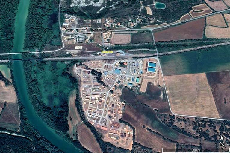 La Peña Estación (Google earth 2020-01-31)