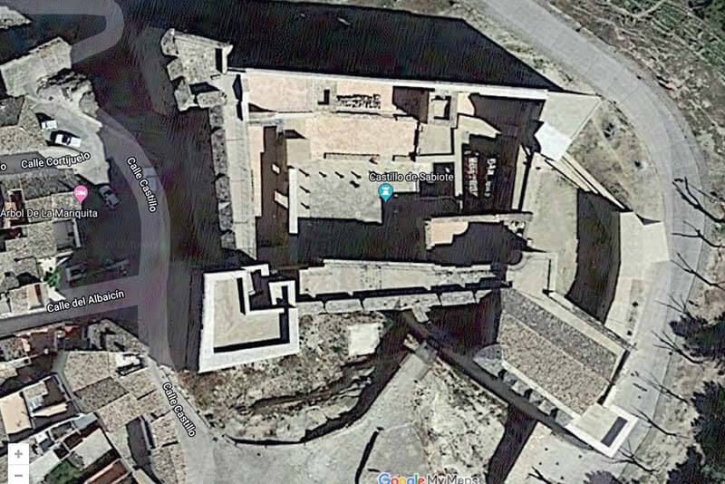 Castillo de Sabiote (Google maps 2018-12-05)