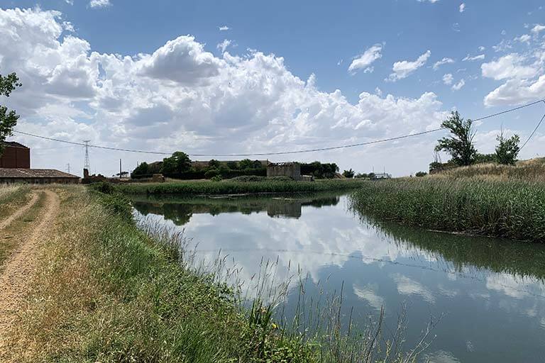 Canal de Castilla. Zona de El Serrón