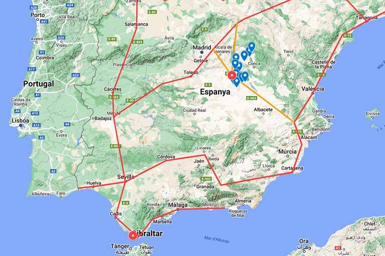Segobriga-Baelo-Claudia-(Elaborat-sobre-Google-My-Maps)