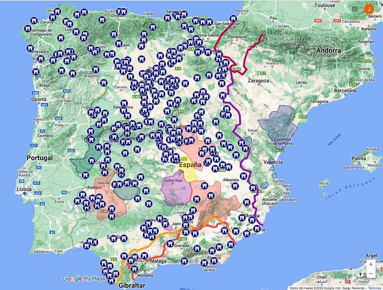 Mapa-Castillos-señoriales-del-Reino-de-Castilla,-s
