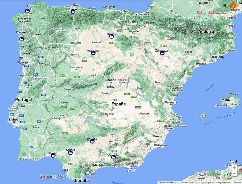 Polos-de-desarrollo-industrial (Elaborado sobre Google My Maps)